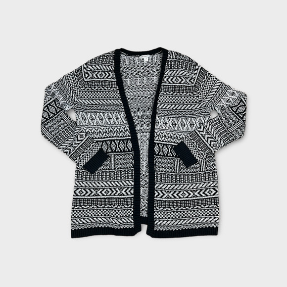 Merona Sweaters - ❌SOLD❌Merona | Women's Open Front Tribal Cardigan | Size Large